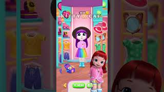 Celebrity Rainbow ruby makeover #youtubeshorts #mytalkingangela2 #rainbowruby #makeover #cartoon Profile