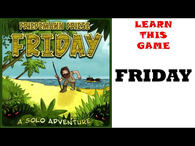 Friday - Friedemann Friese - Solo Board game - Rio Grande Games