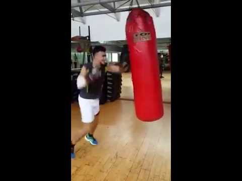 Boxing Training, Hard and Fast Punches, Speed Skills, Heavy Bag - YouTube