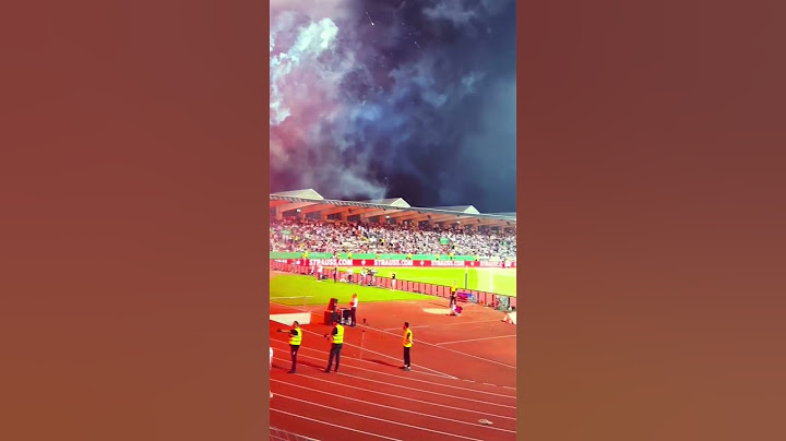 Short: SSV Ulm 1846 - FC Bayern München 16.08.2024 - Pyro