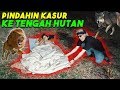 PRANK Pindahin Kasur Ke HUTAN... Ada SINGA SERIGALA😱