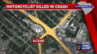 Motorcyclist killed in Spartanburg Co. crash