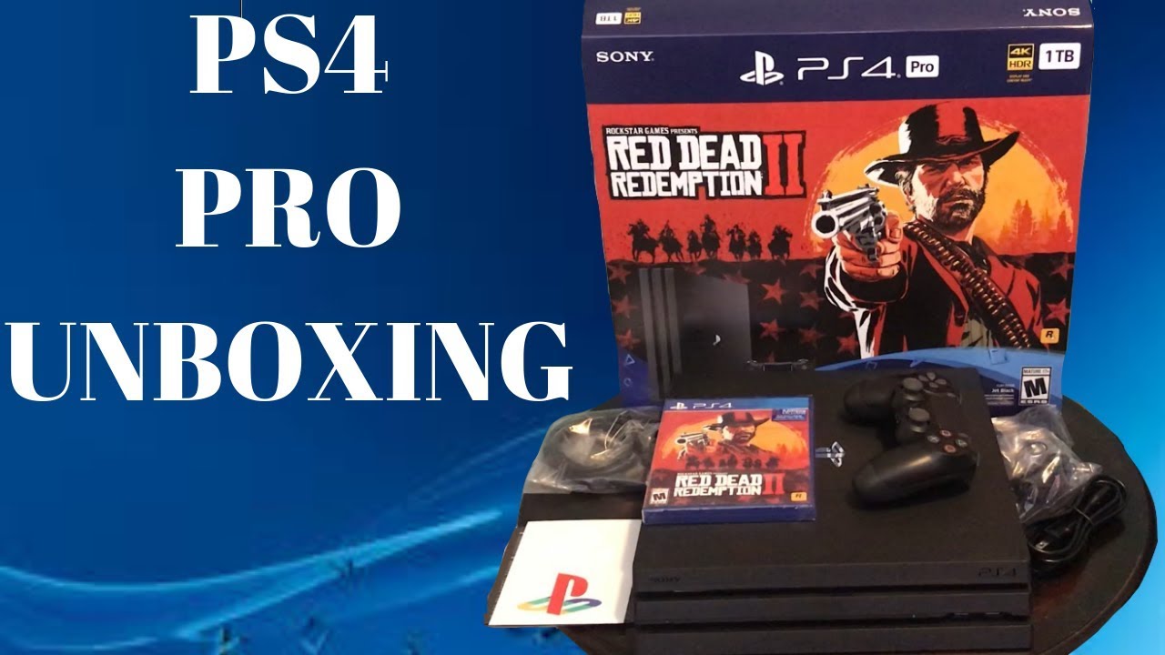 playstation 4 pro red dead redemption 2 bundle