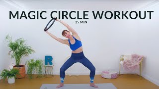 Standing Pilates Magic Circle Workout | 25 Minute Standing Pilates Ring for Strength