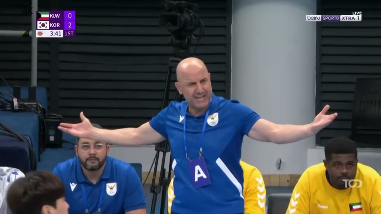 الكويت & كوريا الالعاب الاسيوية 2023 #القديح #مضر #النور #الخليج #الترجي #handball #balonmano