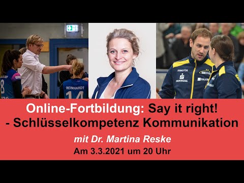 Say it right! – Volleyball-Webinar