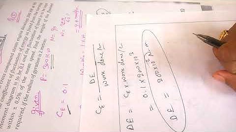 DOM-Numerical on Flywheel-2 #machine #energy #power #flywheel #mechpandit #turning #moment #inertia