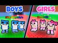 Boys VS Girls in Steal A Brainrot... (Roblox)