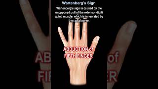 Wartenberg's Sign, ulnar nerve injury #shorts screenshot 4