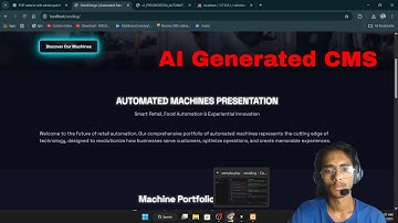 Het GEHEIM van het creëren van een krachtige CMS-website met AI en PHP MySQL