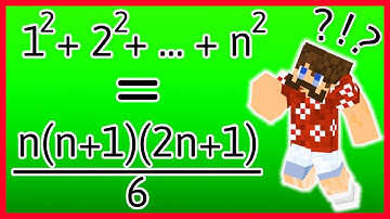 Sum of Squares Identity Visualized in Minecraft