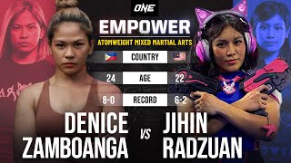 Denice Zamboanga vs. Jihin Radzuan | Full Fight Replay