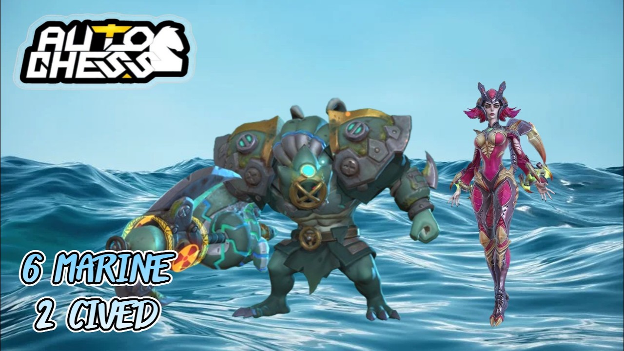 FULL COUNTER MARINE DOUBLE CARRY !! S35 - AUTO CHESS Indonesia