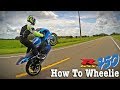 How To Wheelie a GSXR 750
