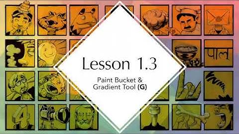 Photoshop Lesson 1.3 – Paint Bucket & Gradient Tool
