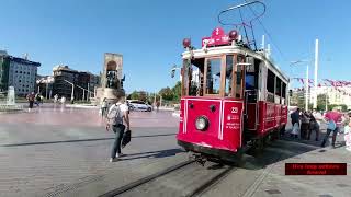 İSTANBUL TAKSİM ANITI VE TAKSİM MEYDANI- İSTİKLAL CADDESİ -TÜRKİYE