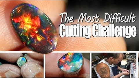 The Most Difficult Stone Cutting Challenge | Opal Cutting