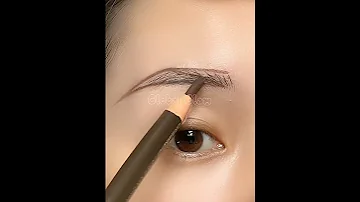 New Viral Idea To Draw Perfect Eyebrow Shape With Pencil For Beginners 