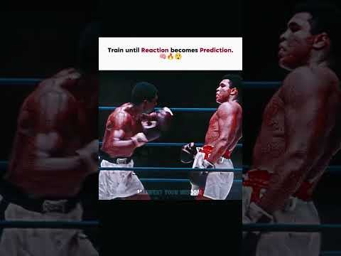 Train until reaction becomes prediction 🧠🥶🤯 #motivational #lifelessons #mindset #fyp