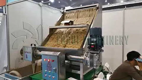 video of Inclined screen dewatering machine,liquid solid separator,cow manure dryer machine