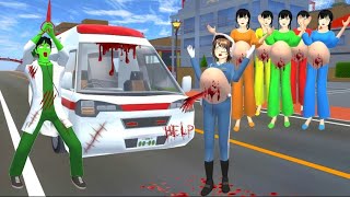 RINA POLICE BARBIE KPOP PREGNANT DISUNT KIDNAPPED BY DOCTOR ZOMBIE😱 #sakuraschoolsimullator #sakura  screenshot 1