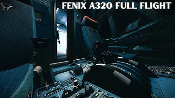 MSFS in 4K | Fenix A320 full flight from Memphis to Atlanta on VATSIM