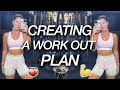 How to create a WORKOUT PLAN | training split, exercises, stretching, full leg workout example