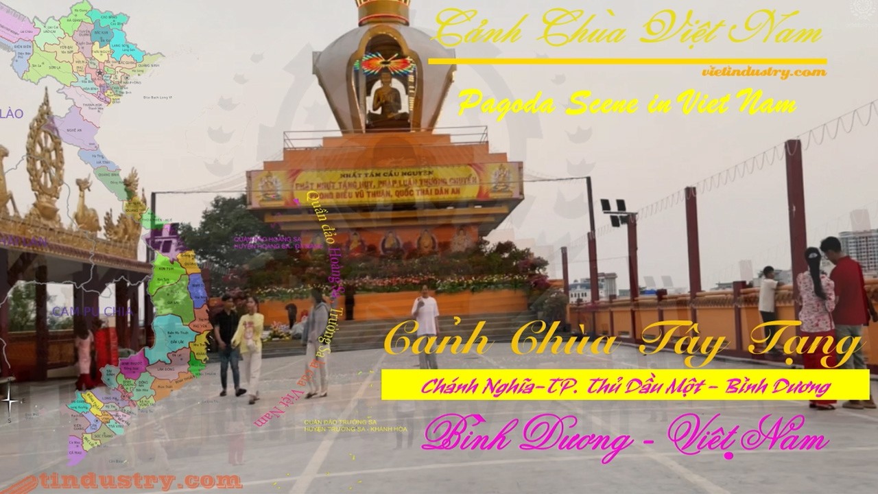 Cảnh Chùa Tây Tạng - Bình Dương