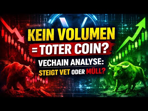 Kein Volumen = toter Coin? VeChain Analyse: Wird VET steigen oder ist es Müll?