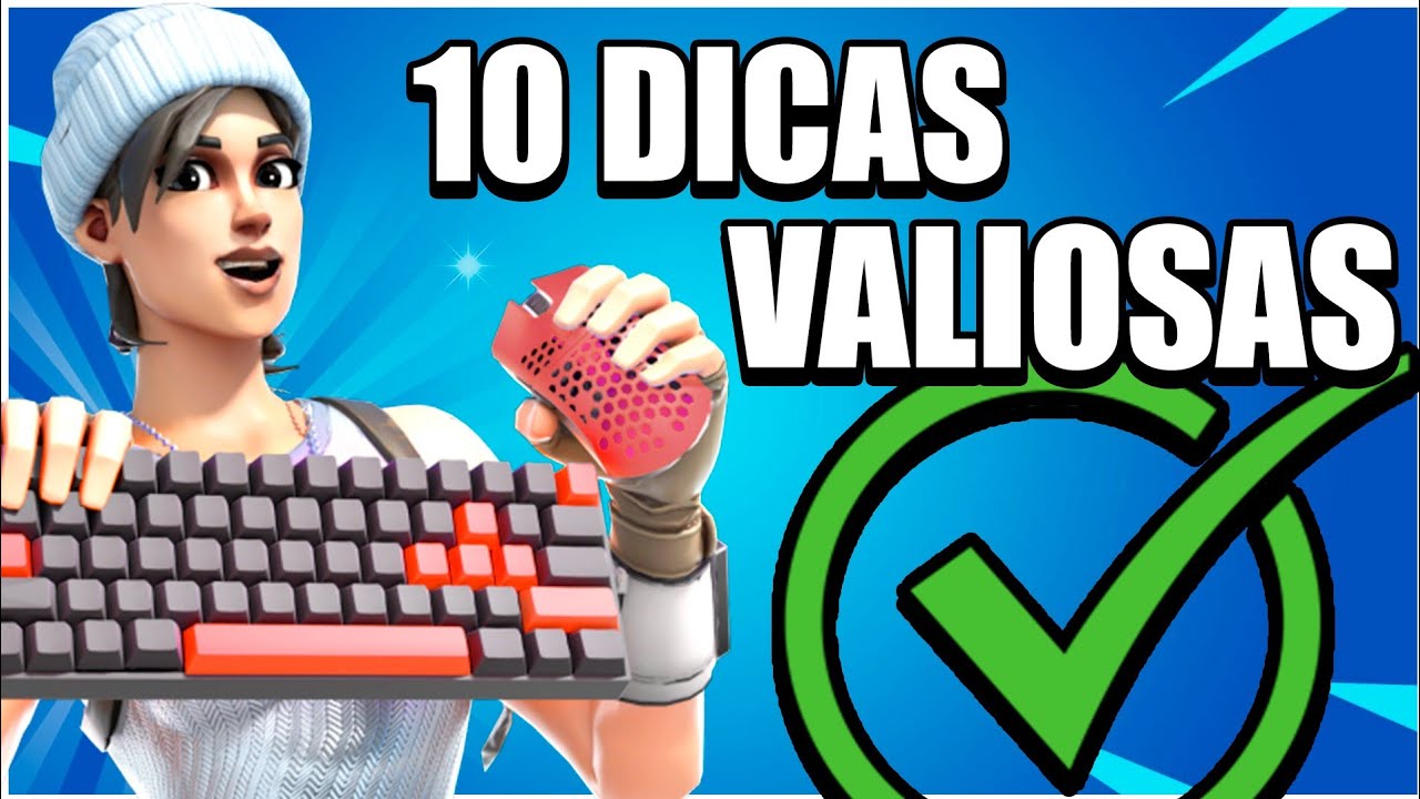10 DICAS para ser um PRO PLAYER no MOUSE e TECLADO! - Fortnite - YouTube