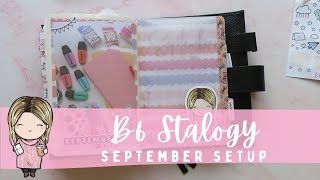 B6 Stalogy September Setup | RachelBeautyPlans