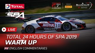 WARM UP - TOTAL 24hrs of SPA 2019 - ENGLISH