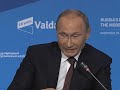 Заседание международного дискуссионного клуба «Валдай». Ответы на вопросы