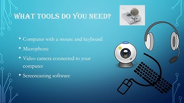 Introduction and Basics of Screencasting