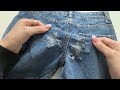 This Simple Trick Fixes Jeans Worn Between the Legs – Like New!