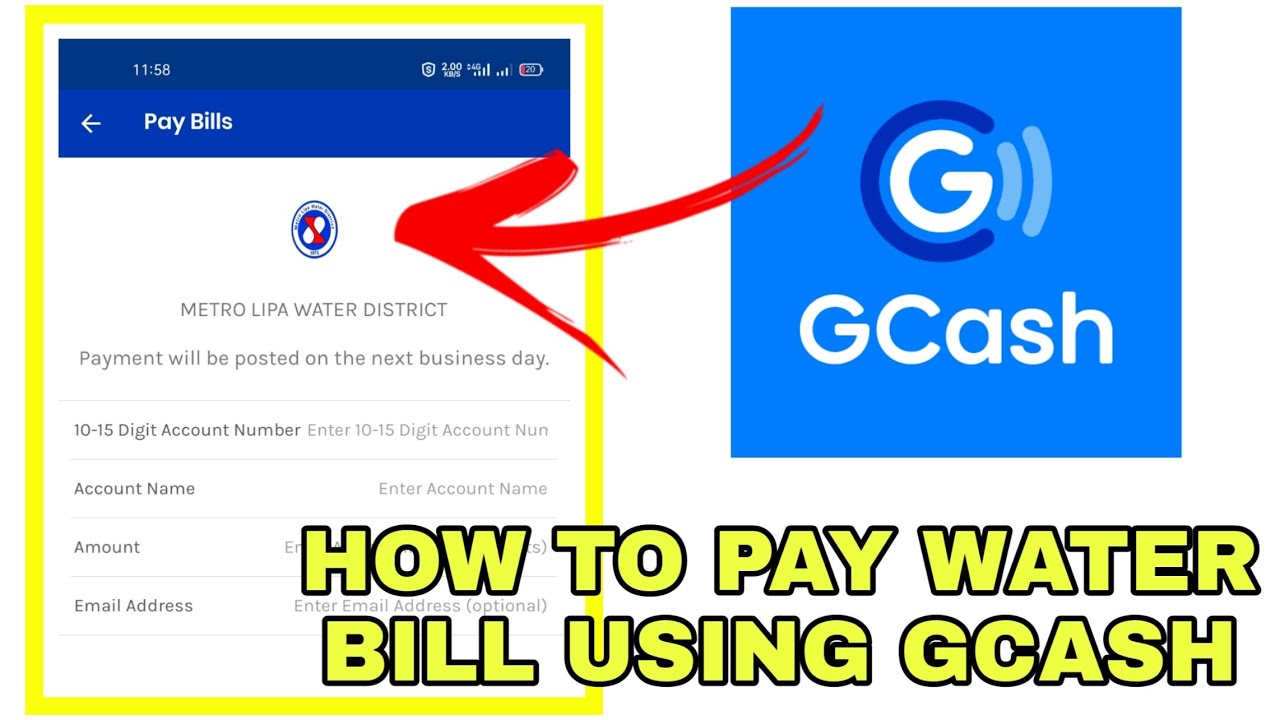 how-to-pay-water-bill-using-gcash-easy-to-pay-youtube