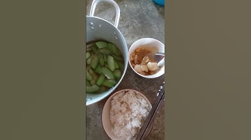 #shorts 👉 Bửa cơm đạm bạc của nhà nghèo🥣