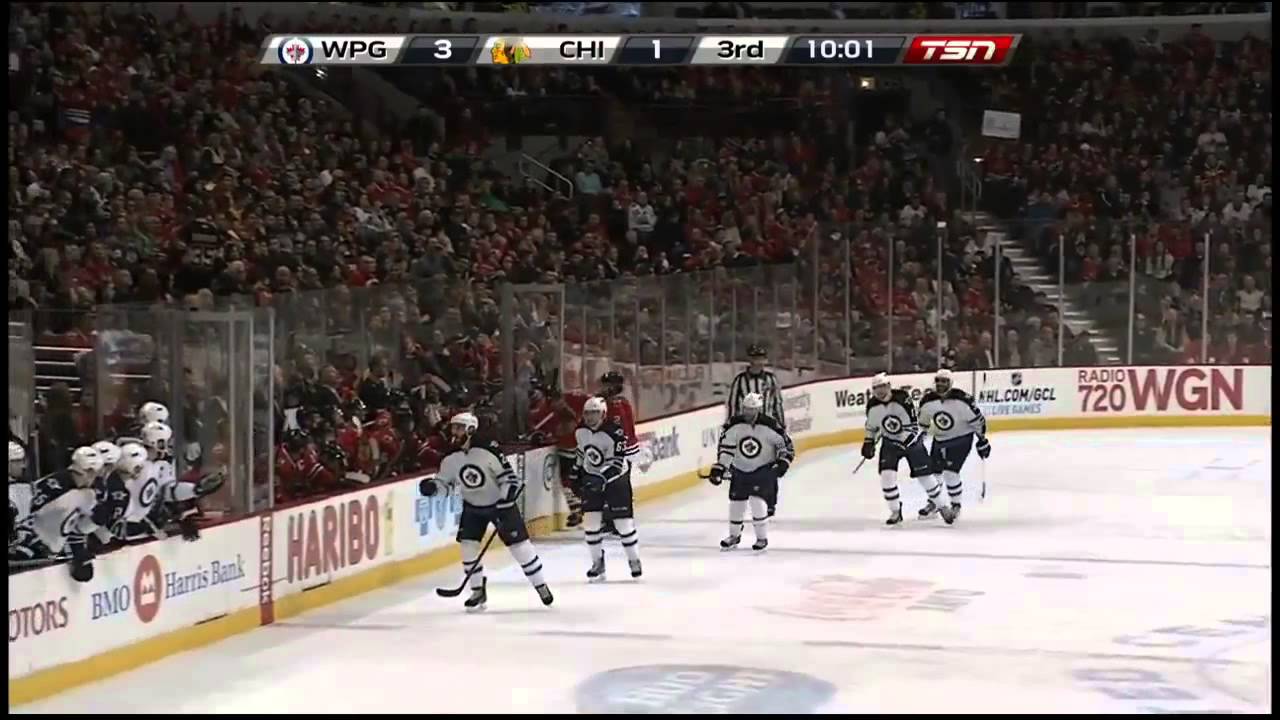 Chris Thorburn 3-1 Goal vs Blackhawks [Jan 15 2015] nhl hockey today