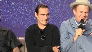 Joaquin Phoenix being goofy and adorable