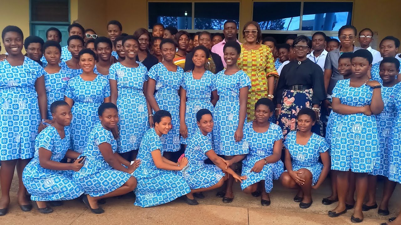 Education minister visits Afua kobi Ampem Girls' SHS - YouTube