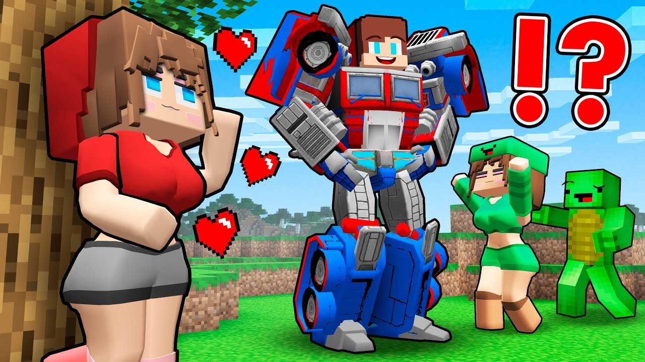 ALL GIRLS FELL in Love with JJ TRANSFORMER! JJ became OPTIMUS