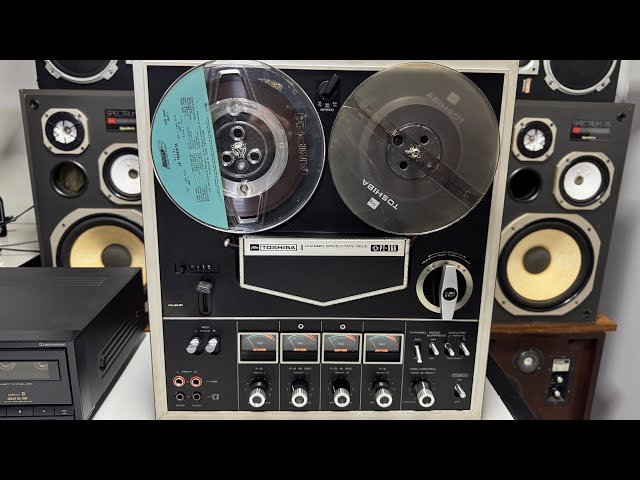 Gravador de Rolo TOSHIBA modelo PT-866 - Bi-Volt Made in Japan