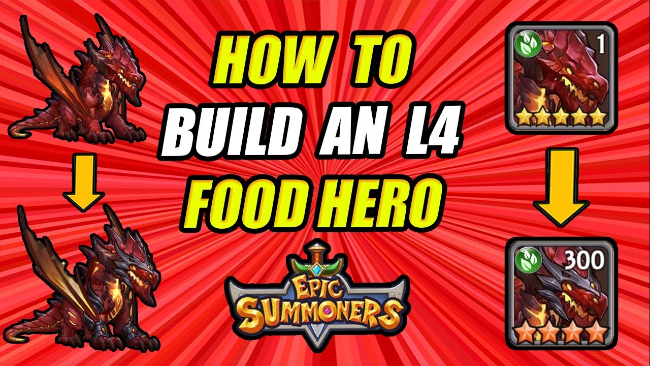 Epic Summoners – How To Build an L4 Food Hero (Level 1–300 Guide)