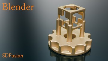 Blenderのアドオン「SDFusion」の紹介動画です。概要欄にURLがあります。#blender #addon #sdfussion
