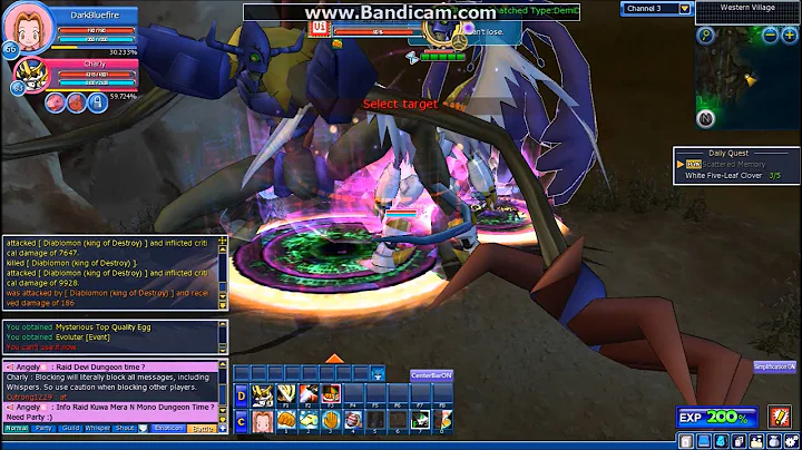 Digimon master online carding (NO Skills)