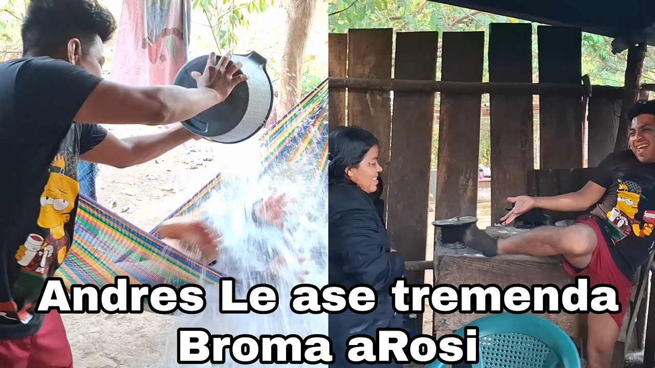 ‼️Andres Le ase tremenda Broma a A Rosi😱Rosi Enojada agarra a Chicotazos