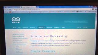 Arduino and the Processing Programming Language