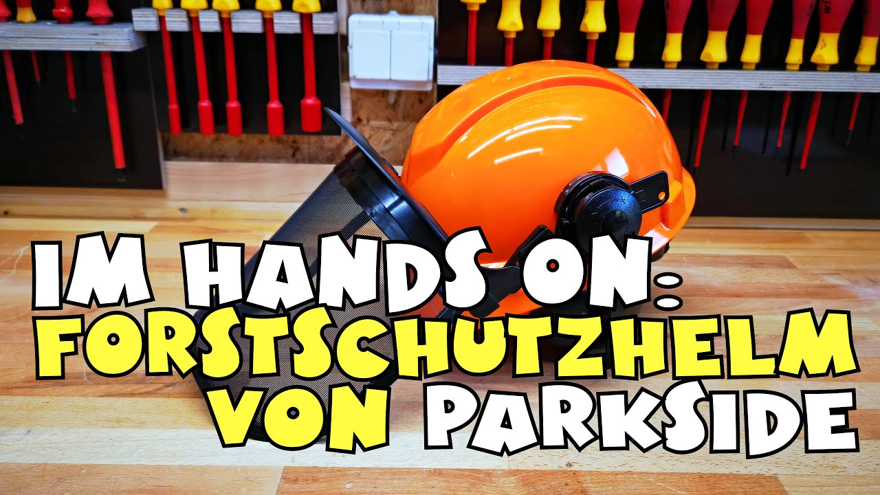Hands Lidl on: YouTube - Forstschutzhelm - PARKSIDE®
