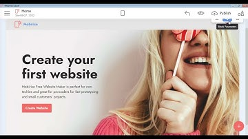 How To Design Menu In Mobirise By Daniya Shamsi