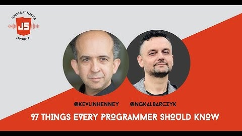JSMP 3: Kevlin Henney on 97 Things Every Programmer Should Know